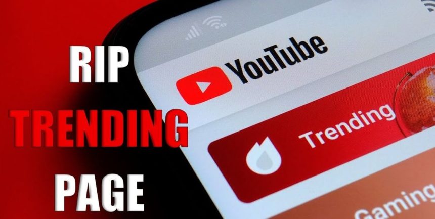 youtube trending page