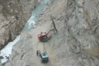 Gilgit landslide 2025