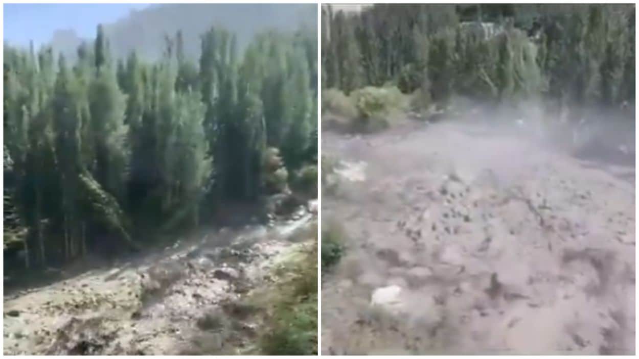 Hunza River flooding