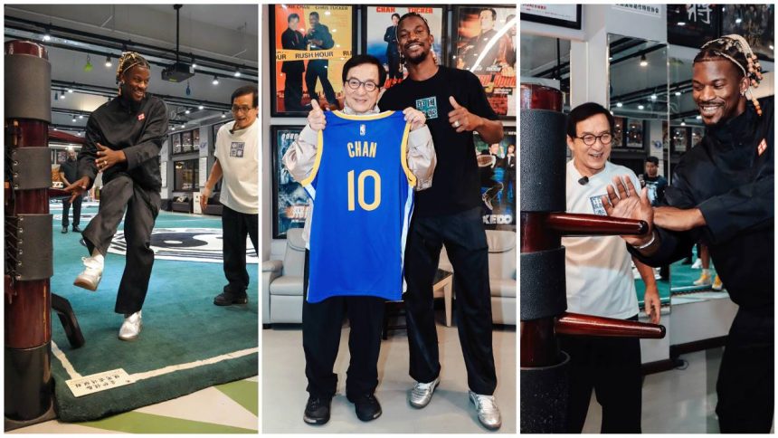 Jimmy Butler Jackie Chan Beijing