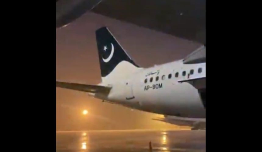 Flights to Karachi after rain