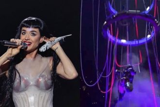 Katy Perry electric shock