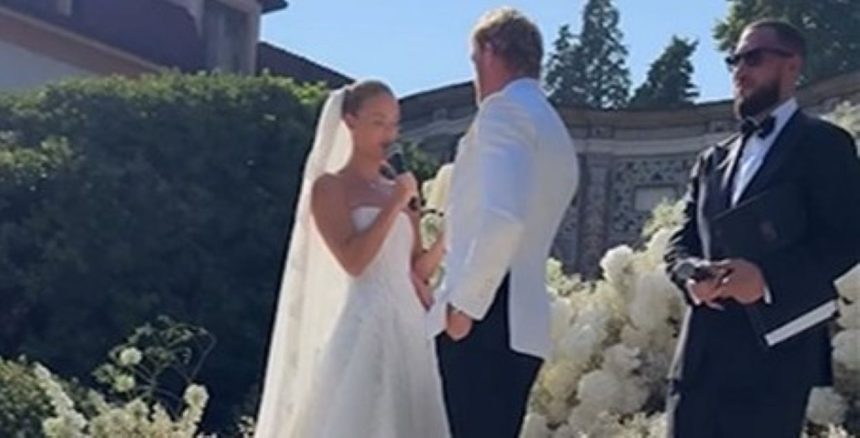 Logan Paul Nina Agdal wedding