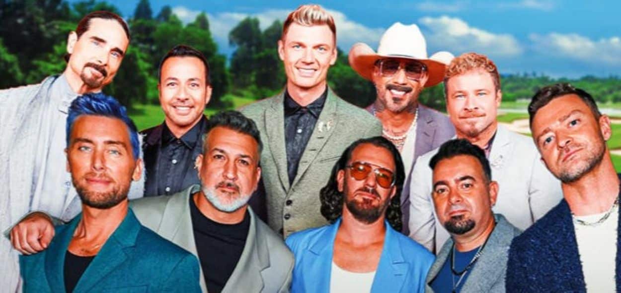 NSYNC Backstreet Boys golf match