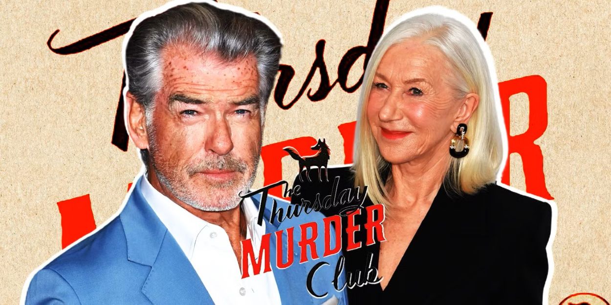 Pierce Brosnan and Helen Mirren The Thursday Murder Club