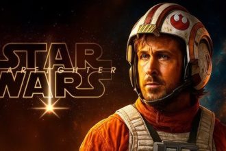 Ryan Gosling in Star Wars Starfighter