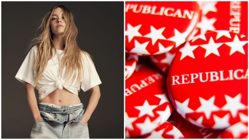 Sydney Sweeney Republican registration