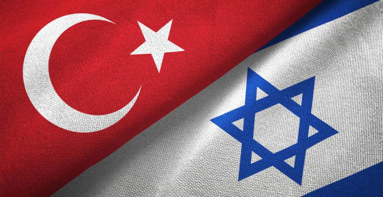 Turkey and Israel flags