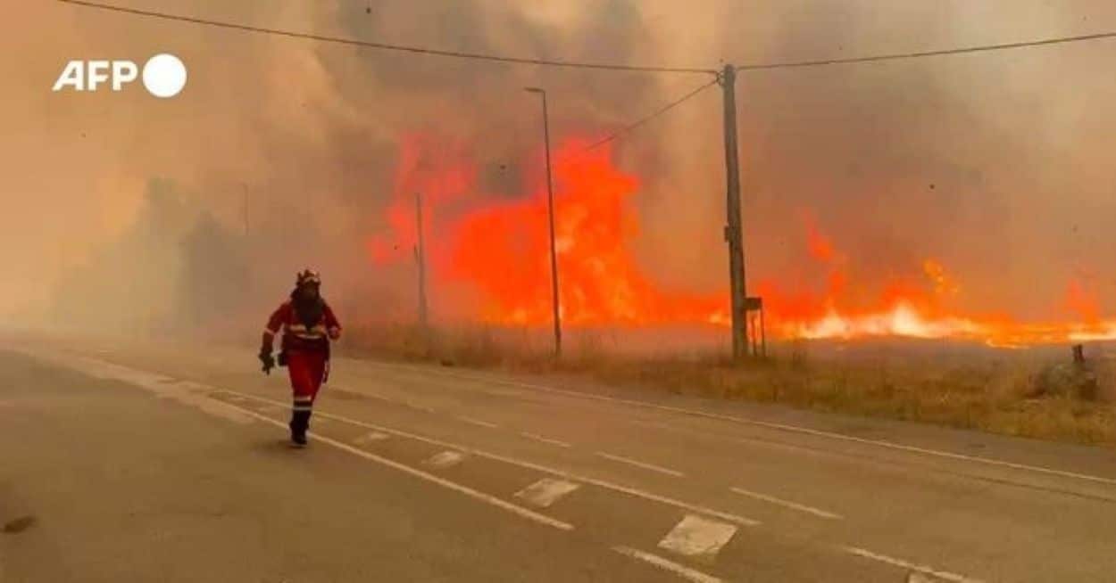 Southern Europe wildfires 2025