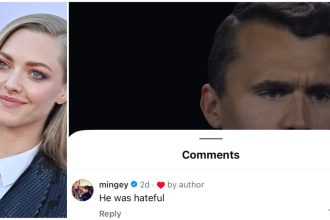 Amanda Seyfried Charlie Kirk