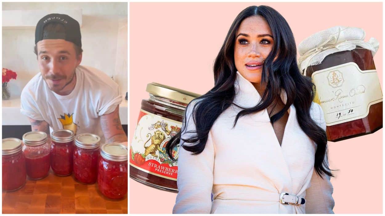 Brooklyn Beckham strawberry jam