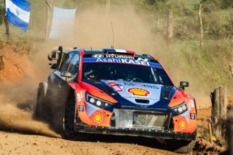 Hyundai’s Adrien Fourmaux at Rally Chile 2025