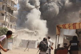 Israel Destroys Gaza Buildings