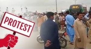 Karachi Super Highway protest