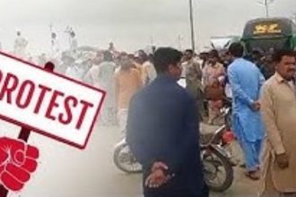 Karachi Super Highway protest
