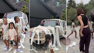 Kylie Jenner car paint prank