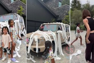 Kylie Jenner car paint prank
