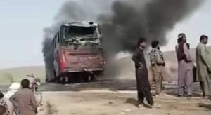 Panjgur Accident Balochistan bus crash