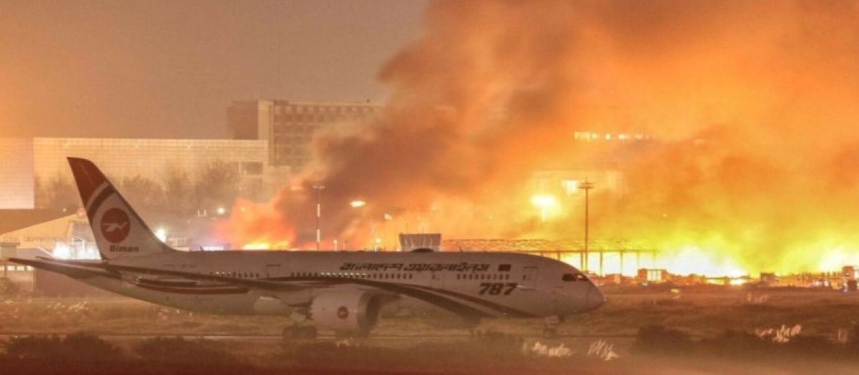 Dhaka Airport Fire