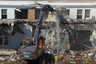 Trump White House demolition 2025