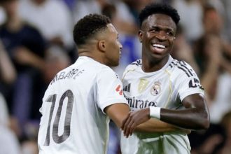 Vinicius, Mbappe Real Madrid Villarreal