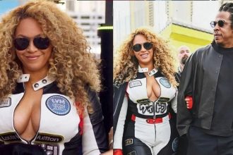Beyoncé Las Vegas Grand Prix outfit