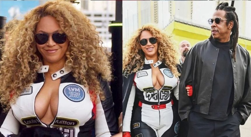 Beyoncé Las Vegas Grand Prix outfit