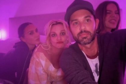 Britney Spears and Kardashians' Sleepover Photo