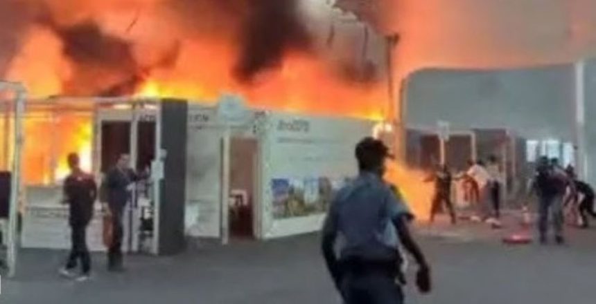 COP30 fire evacuation