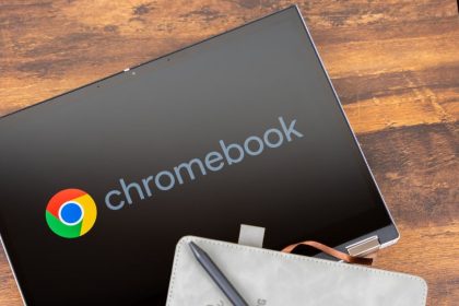 Chromebook With Google Logo