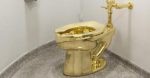 solid gold toilet auction