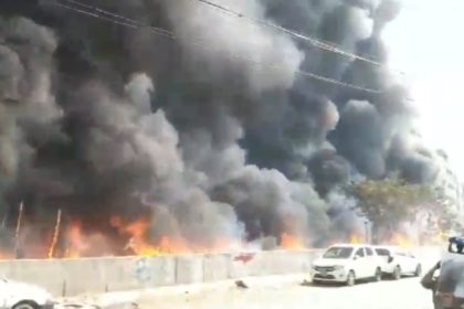 Karachi Lighthouse fire