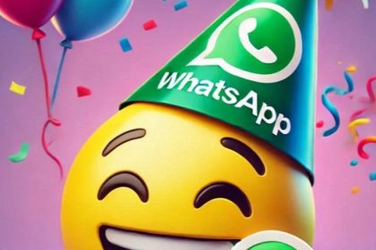 WhatsApp Confetti Animation