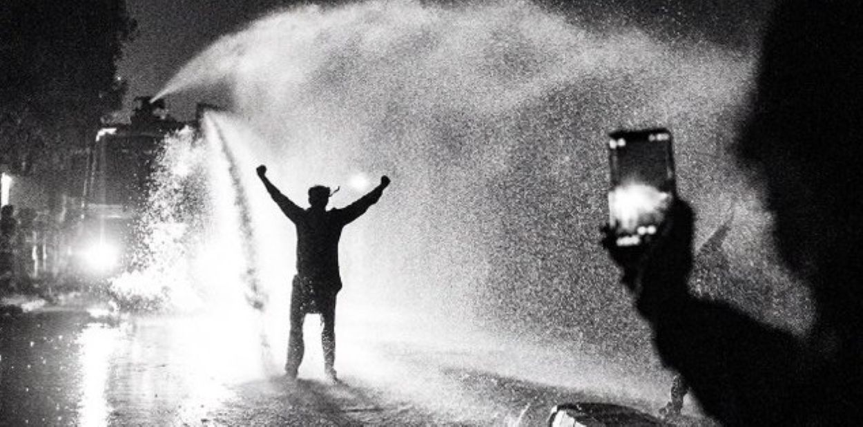 police water cannon pt1 sit in adiala jail