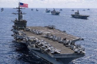 US Aircraft Carrier Middle East Iran