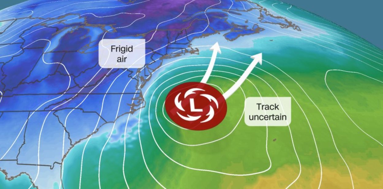 Bomb Cyclone Risk Grows on US East Coast Amid Winter Storms
