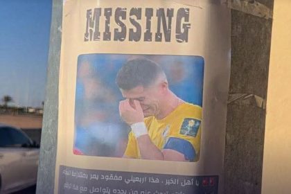 Cristiano Ronaldo Missing Psoters in Saudi Arabia