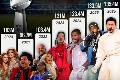 Bad Bunny Super Bowl LX halftime show sets NFL social media records, drives 128.2M.