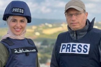 Image of Reporter Fatima Ftouni, and Journalist Ali Shoeib were martyred in the Israeli air strike that targeted a car on Jezzine road, South Lebanon.