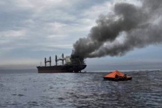 Abandons Thai Bulk Carrier M/R MAYUREE NAREE After IRGC Suicide Drone Strike in Strait of Hormuz