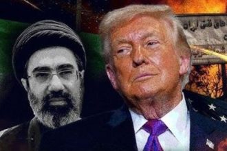U.S. President Donald Trump with Iran's new Supreme Leader Mojtaba Khamenei.