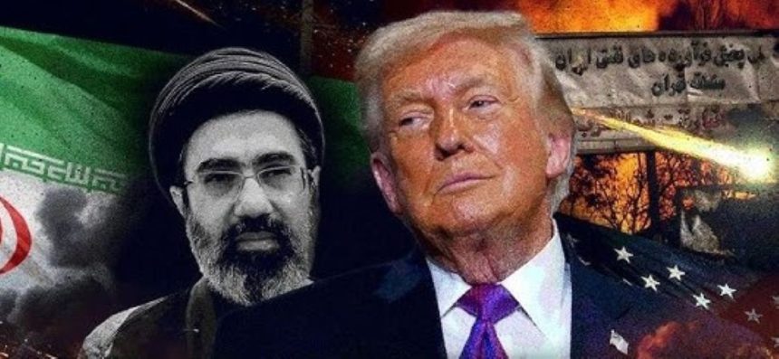 U.S. President Donald Trump with Iran's new Supreme Leader Mojtaba Khamenei.