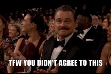 Leonardo DiCaprio Oscars meme