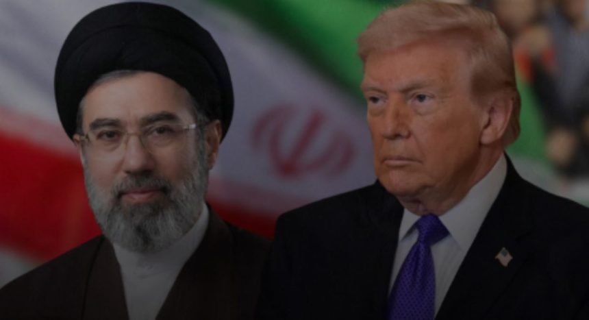 Image featuring Mojtaba Khamenei alongside U.S. President Donald Trump.
