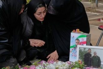 Iran war families grief in Tehran cemetery