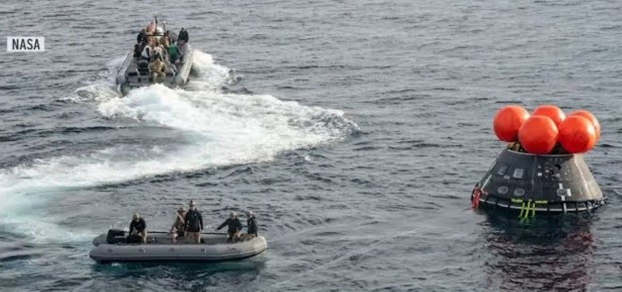 Artemis II splashdown ends lunar flyby