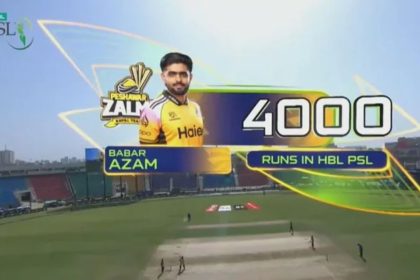 Babar Azam PSL 4000 runs