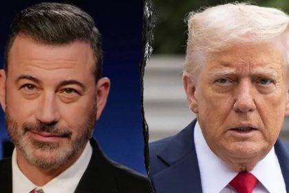 Jimmy Kimmel and US President Donald Trump
