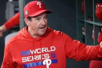 Thomson before Game 1 of the World Series 2024.