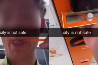 Singapore straw licking